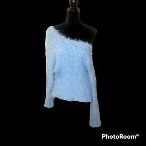 Textured Off Shoulder Sweater